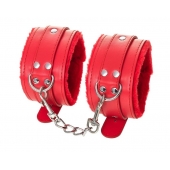Красные оковы Anonymo из искусственной кожи - ToyFa - купить с доставкой в Реутове