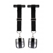 Черно-серебристые фиксаторы для рук на дверь Anonymo - ToyFa - купить с доставкой в Реутове