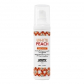 Разогревающее массажное масло Gourmet White Peach Organic с органическими ингредиентами - 50 мл. - Exsens - купить с доставкой в Реутове