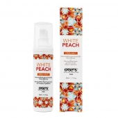 Разогревающее массажное масло Gourmet White Peach Organic с органическими ингредиентами - 50 мл. - Exsens - купить с доставкой в Реутове