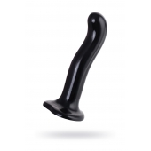 Черный стимулятор для пар P G-Spot Dildo Size L - 19 см. - Strap-on-me - в Реутове купить с доставкой