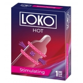 Стимулирующая насадка на пенис LOKO HOT с возбуждающим эффектом - Sitabella - в Реутове купить с доставкой