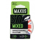 Презервативы в пластиковом кейсе MAXUS AIR Mixed - 3 шт. - Maxus - купить с доставкой в Реутове