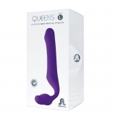 Фиолетовый безремневой страпон Queens L - Adrien Lastic - купить с доставкой в Реутове