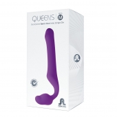 Лиловый безремневой страпон Queens M - Adrien Lastic - купить с доставкой в Реутове