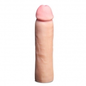 Телесная фаллическая насадка на пенис Magnum Xtender - 23 см. - Blush Novelties - в Реутове купить с доставкой