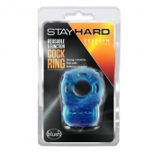 Голубое эрекционное виброкольцо Reusable 5 Function Cock Ring - Blush Novelties - в Реутове купить с доставкой