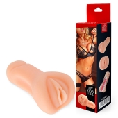 Телесный реалистичный мастурбатор в виде вагины - Bior toys - в Реутове купить с доставкой