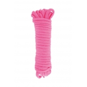 Розовая веревка для связывания Sweet Caress Rope - 10 метров - Sweet Caress - купить с доставкой в Реутове