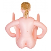 Надувная секс-кукла с реалистичной головой и поднятыми ножками - ToyFa - в Реутове купить с доставкой