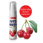 Гель-смазка Tutti-frutti с вишнёвым вкусом - 30 гр. - Биоритм - купить с доставкой в Реутове