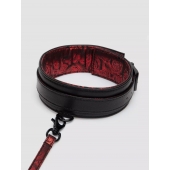 Стильный ошейник с поводком Reversible Faux Leather Collar and Lead - Fifty Shades of Grey - купить с доставкой в Реутове