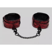 Красно-черные оковы Reversible Faux Leather Ankle Cuffs - Fifty Shades of Grey - купить с доставкой в Реутове