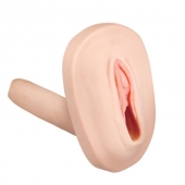 Мастурбатор-вагина с вибрацией и выносным пультом управления REALSTUFF SMOOTH   BALD - Dream Toys - в Реутове купить с доставкой