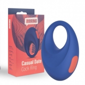 Синее эрекционное кольцо RRRING Casual Date Cock Ring - FeelzToys - в Реутове купить с доставкой