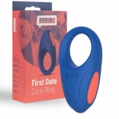 Синее эрекционное кольцо RRRING First Date Cock Ring - FeelzToys - в Реутове купить с доставкой