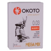 Набор из 4 презервативов OKOTO MegaMIX - Sitabella - купить с доставкой в Реутове