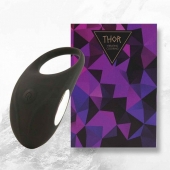 Черное эрекционное виброкольцо Thor Cockring - FeelzToys - в Реутове купить с доставкой