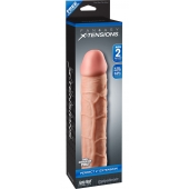 Телесная насадка Fantasy X-tensions Perfect 2  Extension - 20,3 см. - Pipedream - в Реутове купить с доставкой