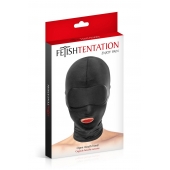 Сплошная маска на голову с прорезью для рта - Fetish Tentation - купить с доставкой в Реутове