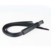 Черная кожаная плеть  Клео  - 60 см. - Sitabella - купить с доставкой в Реутове