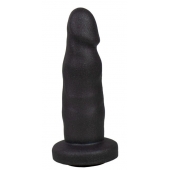 Черная реалистичная насадка-фаллоимитатор с головкой - 13 см. - LOVETOY (А-Полимер) - купить с доставкой в Реутове