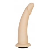 Телесная гладкая насадка-фаллоимитатор Harness - 17 см. - LOVETOY (А-Полимер) - купить с доставкой в Реутове