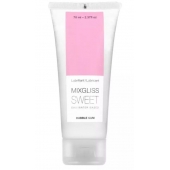 Смазка на водной основе Mixgliss Sweet с ароматом бабл-гам - 70 мл. - Mixgliss - купить с доставкой в Реутове