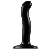 Черный фаллоимитатор-насадка Strap-On-Me P G spot Dildo size S - 16,4 см. - Strap-on-me - купить с доставкой в Реутове