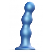 Голубая насадка Strap-On-Me Dildo Plug Balls size S - Strap-on-me - купить с доставкой в Реутове