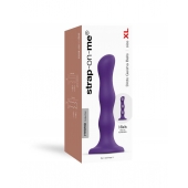 Фиолетовая насадка Strap-On-Me Dildo Geisha Balls size XL - Strap-on-me - купить с доставкой в Реутове