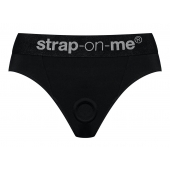 Черные трусики для насадок Heroine Lingerie Harness - size S - Strap-on-me - купить с доставкой в Реутове