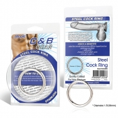 Стальное эрекционное кольцо STEEL COCK RING - 4.5 см. - BlueLine - в Реутове купить с доставкой