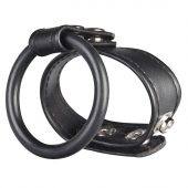 Двойное кольцо выносливости на пенис DUAL STAMINA RING - BlueLine - в Реутове купить с доставкой