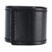 Хомут-утяжка для мошонки из искусственной кожи на липучке VELCRO BALL STRETCHER- 4 см. - BlueLine - в Реутове купить с доставкой