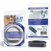 Кольцо на пенис из искусственной кожи на липучке VELCRO COCK RING - 5 см. - BlueLine - в Реутове купить с доставкой