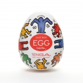 Мастурбатор-яйцо Keith Haring EGG DANCE - Tenga - в Реутове купить с доставкой