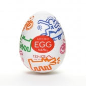 Мастурбатор-яйцо Keith Haring EGG STREET - Tenga - в Реутове купить с доставкой