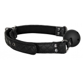 Черный кляп-шарик BALL GAG DIAMOND - Dream Toys - купить с доставкой в Реутове