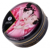 Массажная свеча Rose Petals с ароматом розы - 30 мл. - Shunga - купить с доставкой в Реутове
