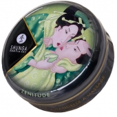 Массажная свеча Exotic Green Tea с ароматом зелёного чая - 30 мл. - Shunga - купить с доставкой в Реутове