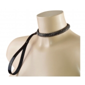 Эффектный сверкающий ошейник с поводком  Гламур - Sitabella - купить с доставкой в Реутове