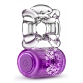 Фиолетовое эрекционное виброкольцо One Night Stand Vibrating C-Ring - Blush Novelties - в Реутове купить с доставкой