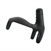 Черная вибронасадка на пенис Vibrating Penis Sling - Baile - в Реутове купить с доставкой