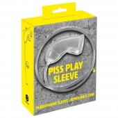 Прозрачная насадка на пенис Piss Play Sleeve для игр с мочеиспусканием - Orion - купить с доставкой в Реутове