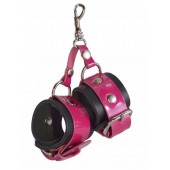 Розово-черный брелок  Наручники - Sitabella - купить с доставкой в Реутове