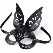 Черная ажурная маска  Зайка  с ушками - Crazy Handmade - купить с доставкой в Реутове