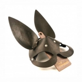 Черная гладкая маска  Зайка  с длинными ушками - Crazy Handmade - купить с доставкой в Реутове