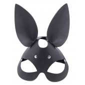 Черная гладкая маска  Зайка  с длинными ушками - Crazy Handmade - купить с доставкой в Реутове