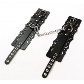 Узорчатые кожаные оковы с регулируемыми ремешками - Crazy Handmade - купить с доставкой в Реутове